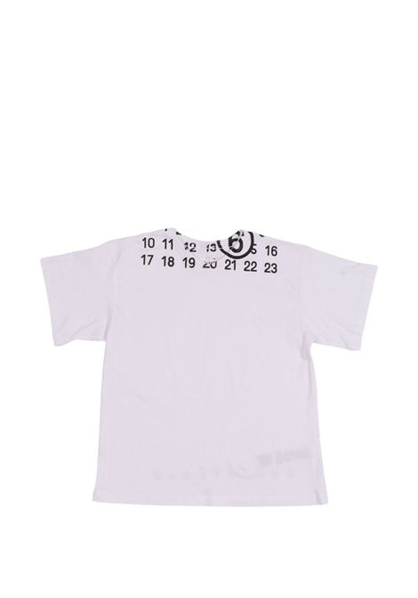 T-shirt con stampa MM6 KIDS MAISON MARGIELA | M60986 MM02YM6100